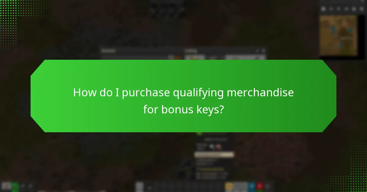 Which merchandise qualifies for Factorio Supporter Bonus Keys?
