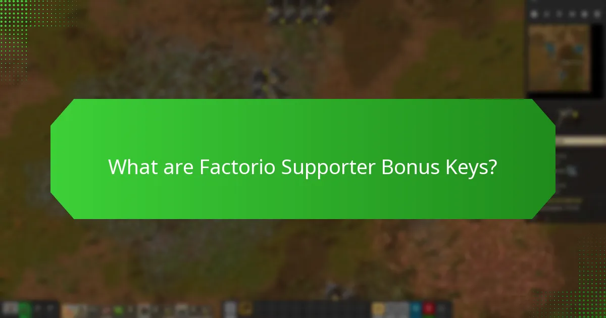 What delivery methods are used for Factorio Supporter Bonus Keys?