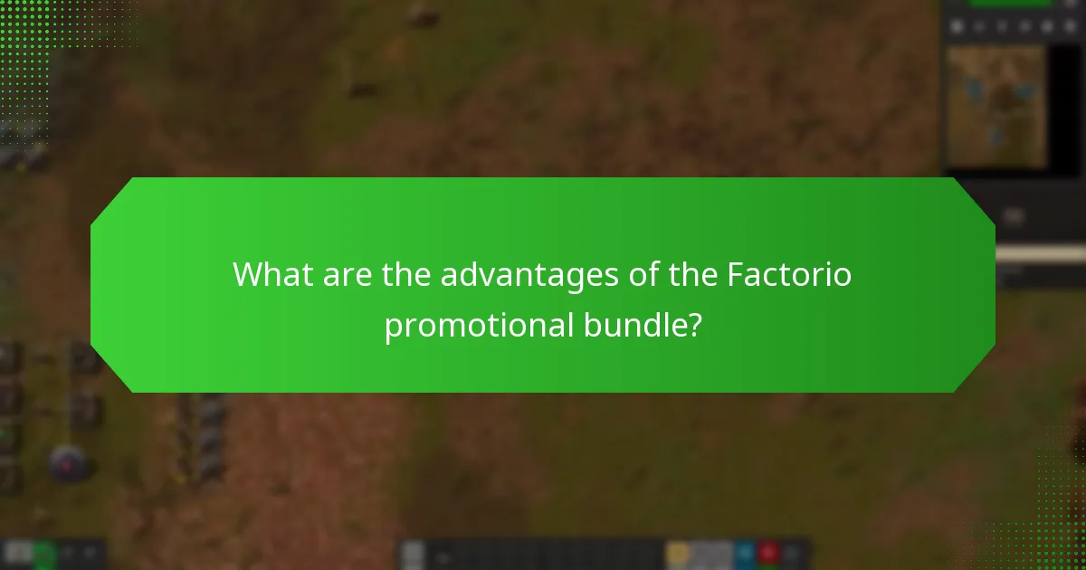 Which platforms offer the Factorio promotional bundle?