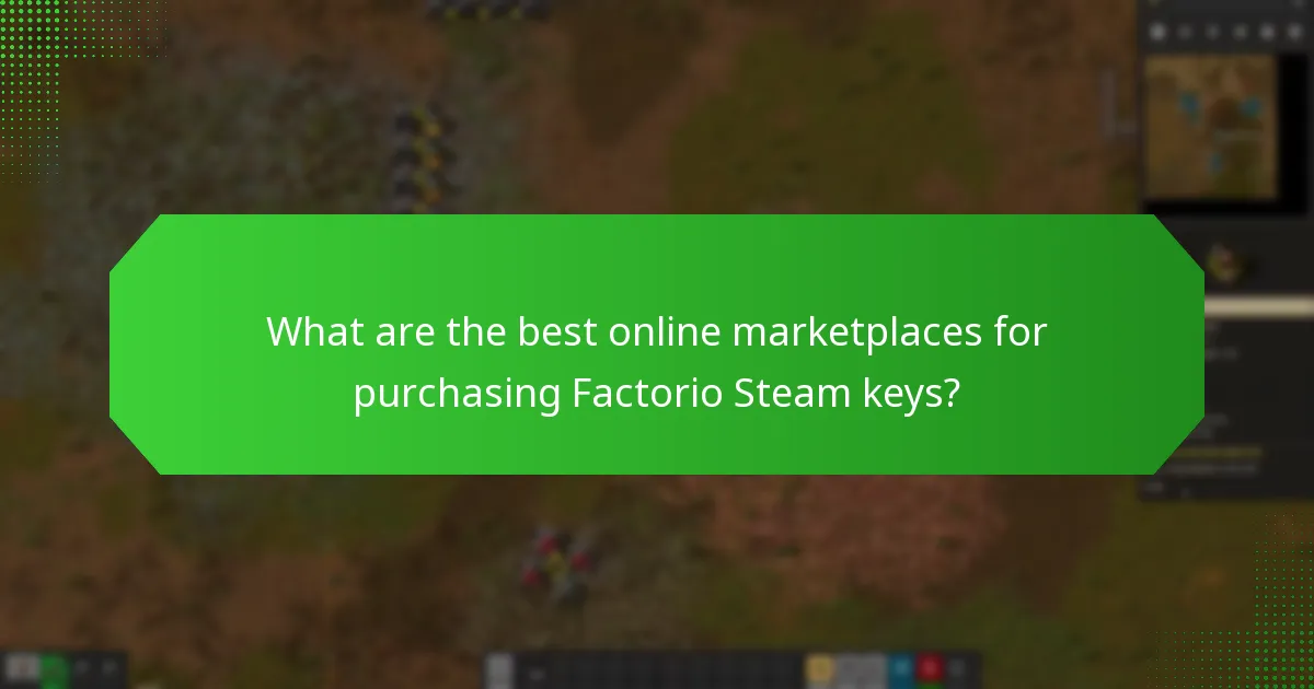 What risks are involved in buying Factorio Steam keys from third-party sellers?