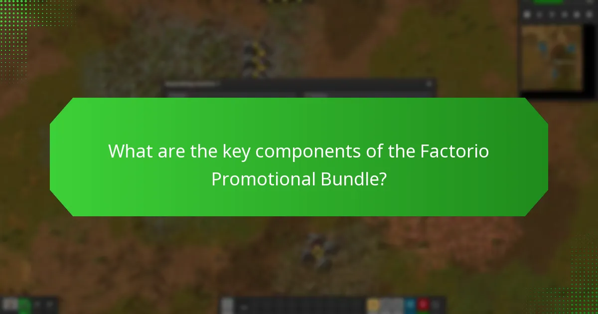 What are the benefits of purchasing the Factorio Promotional Bundle?