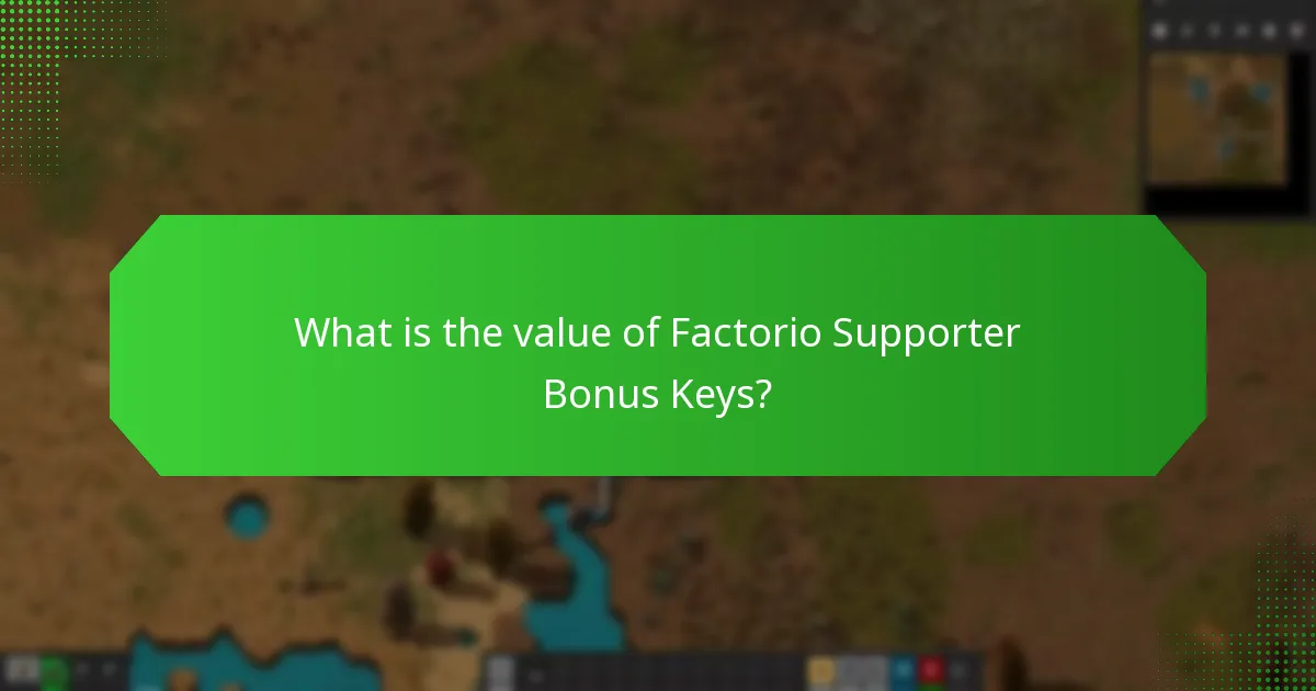How do I redeem Factorio Supporter Bonus Keys?